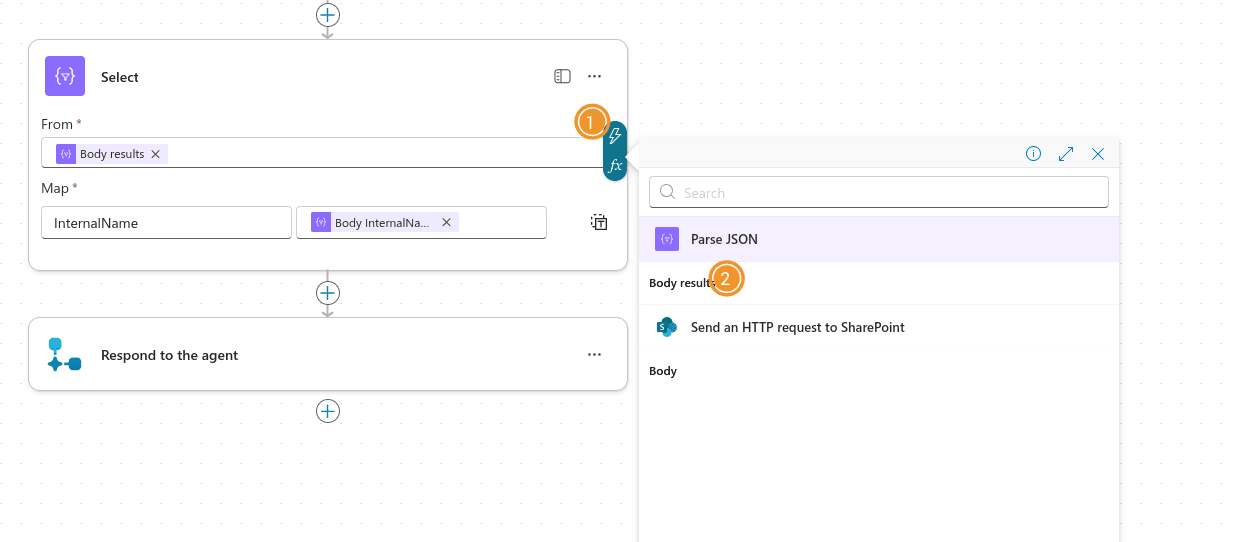 Select dynamic content